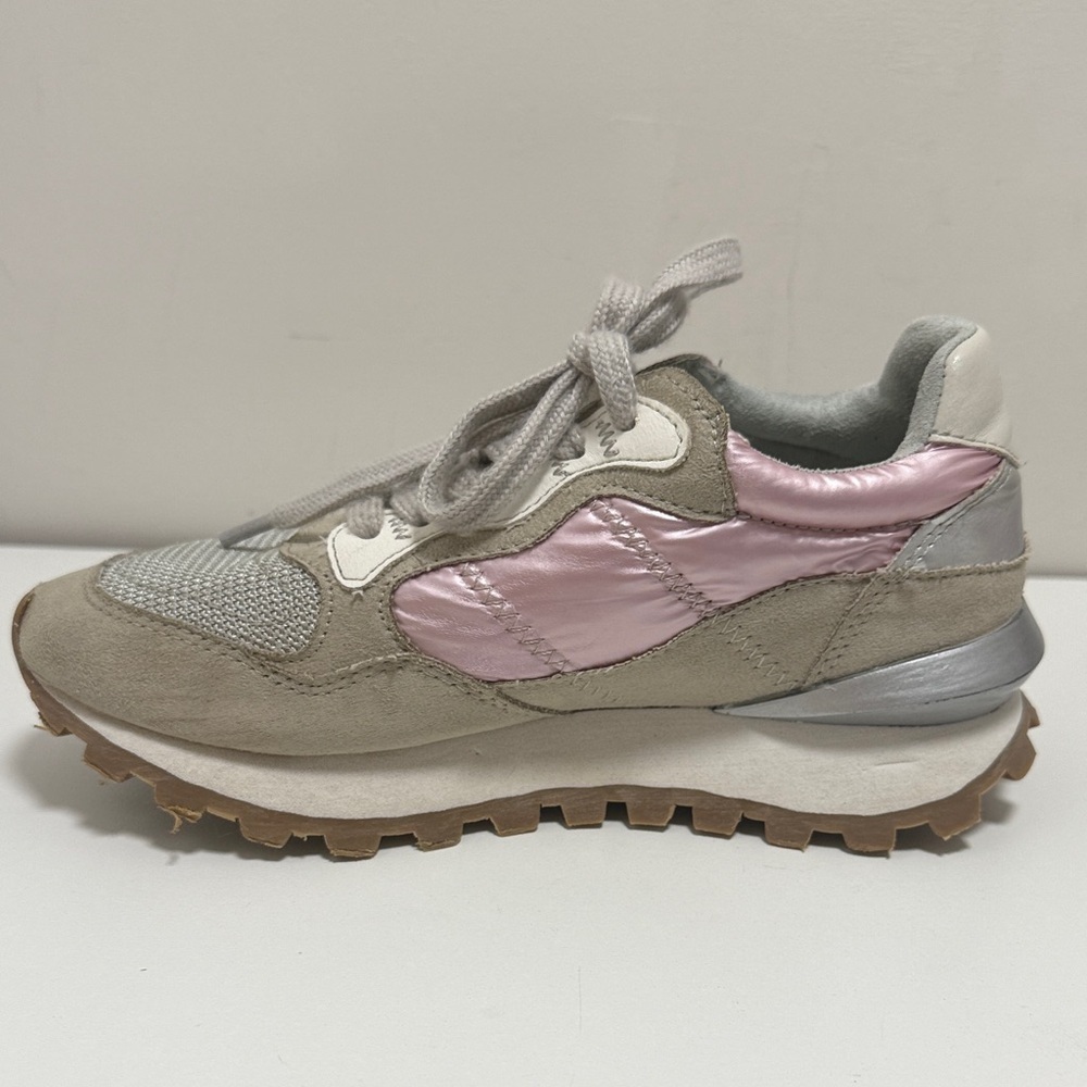 .ShuShop PHOEBE Kids Pink Metalic Sneaker Sz 1 - Picture 8 of 14